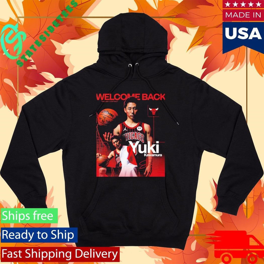 Yuki Kawamura Welcome Back Chicago Bulls Two Way Contract Shirt