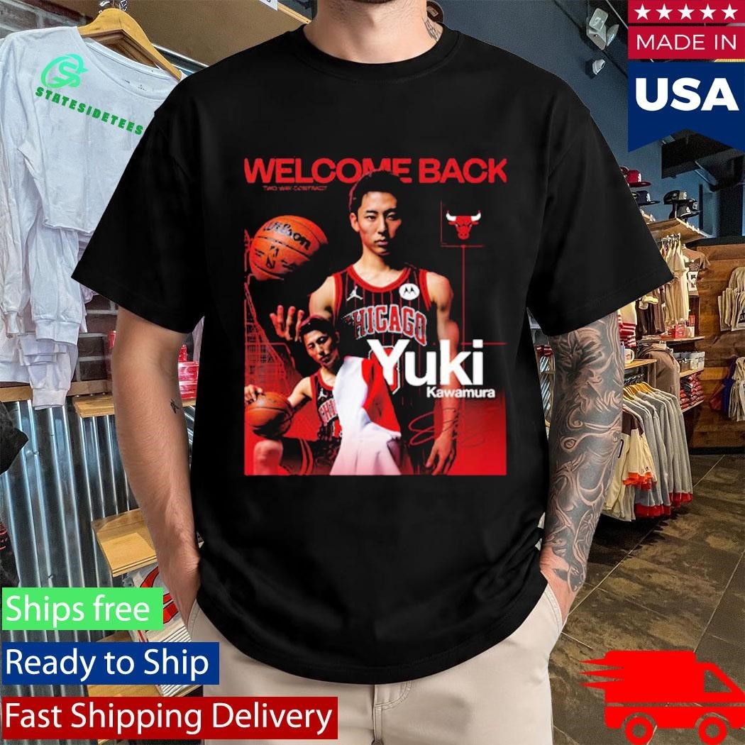 Yuki Kawamura Welcome Back Chicago Bulls Two Way Contract Shirt