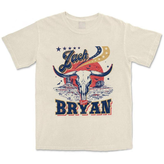 Zach Brya Shirt Retro Western Country Music Graphic Tee Shirt Vintage Merch Men Women Menswear Top