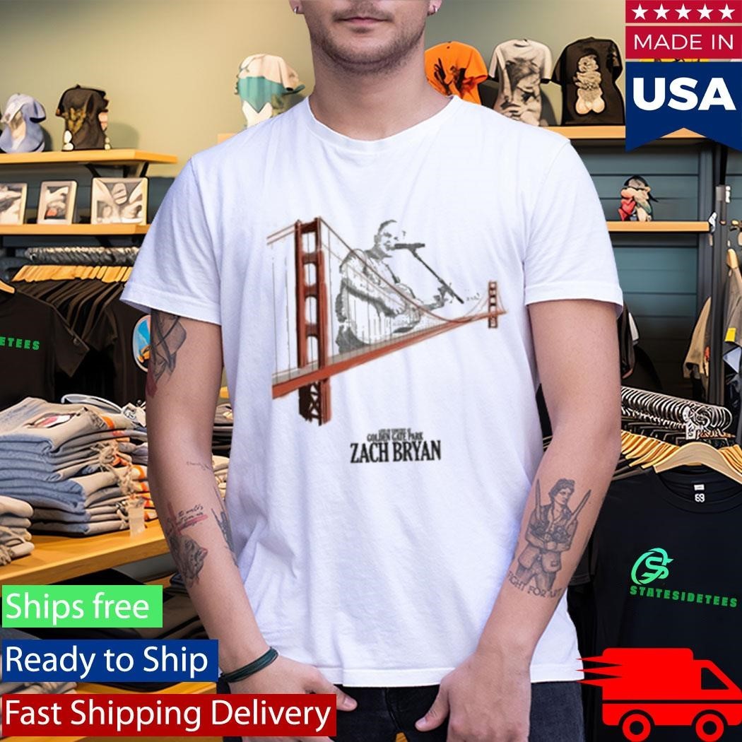 Zach Bryan Golden Gate Park Bridge Shirt