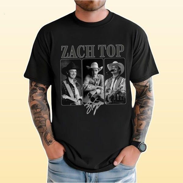 Zach Top Music Tour Unisex T-shirt Cotton And Machine Washable Customizable Graphic Hoodie, Sweatshirt | DripVista.com