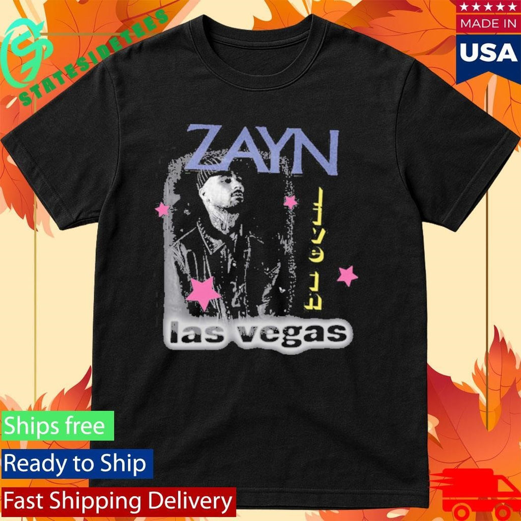 Zayn Live In Las Vegas Photo Star Shirt