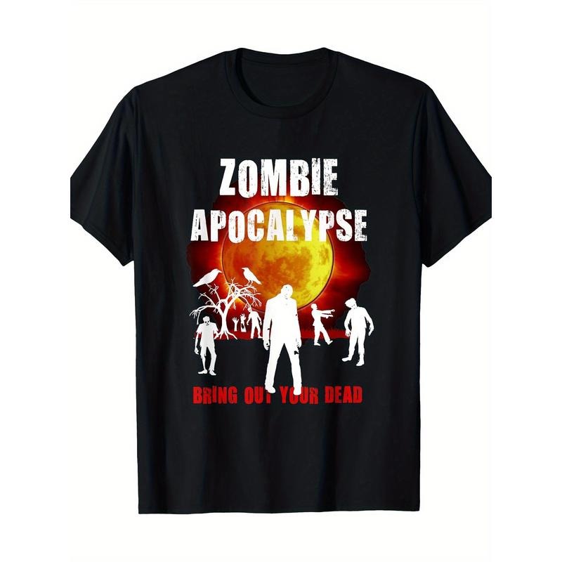 Zombie Apocalypse Halloween Horror T-shirt Made in USA Hoodie, Sweatshirt | DripVista.com