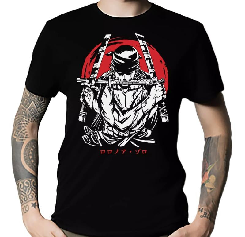 Zoro Manga Anime Essential T-Shirt - Unisex Tshirt . ALL SIZESstyle{n002}2