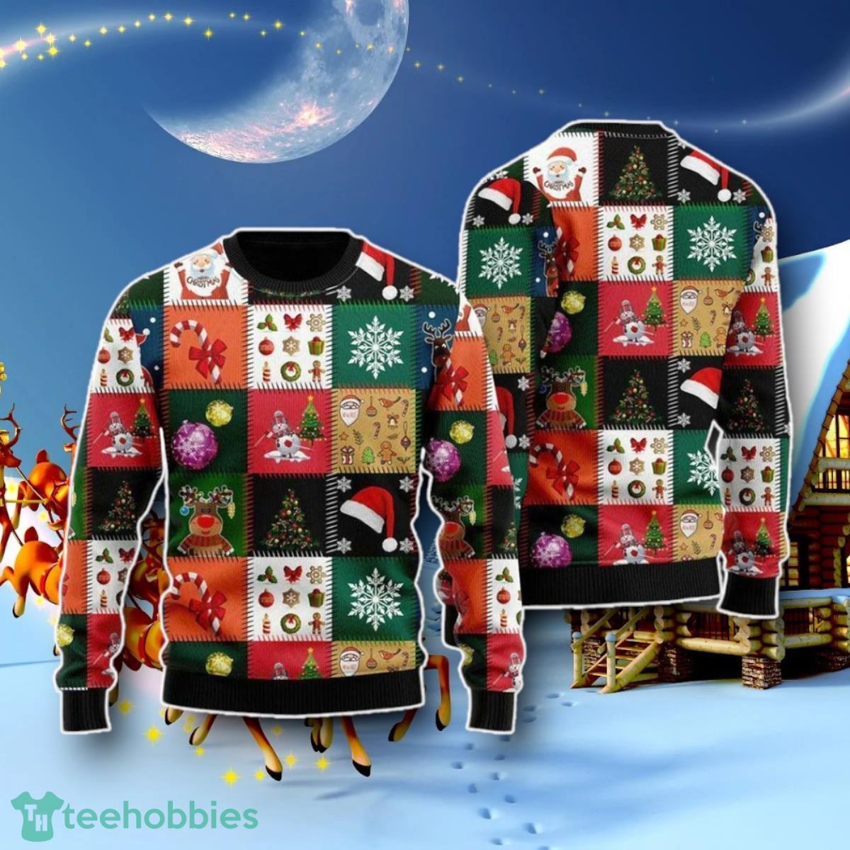 A Christmas Scene Ugly Xmas Sweater- It’s The Most Beautiful Time Of Year