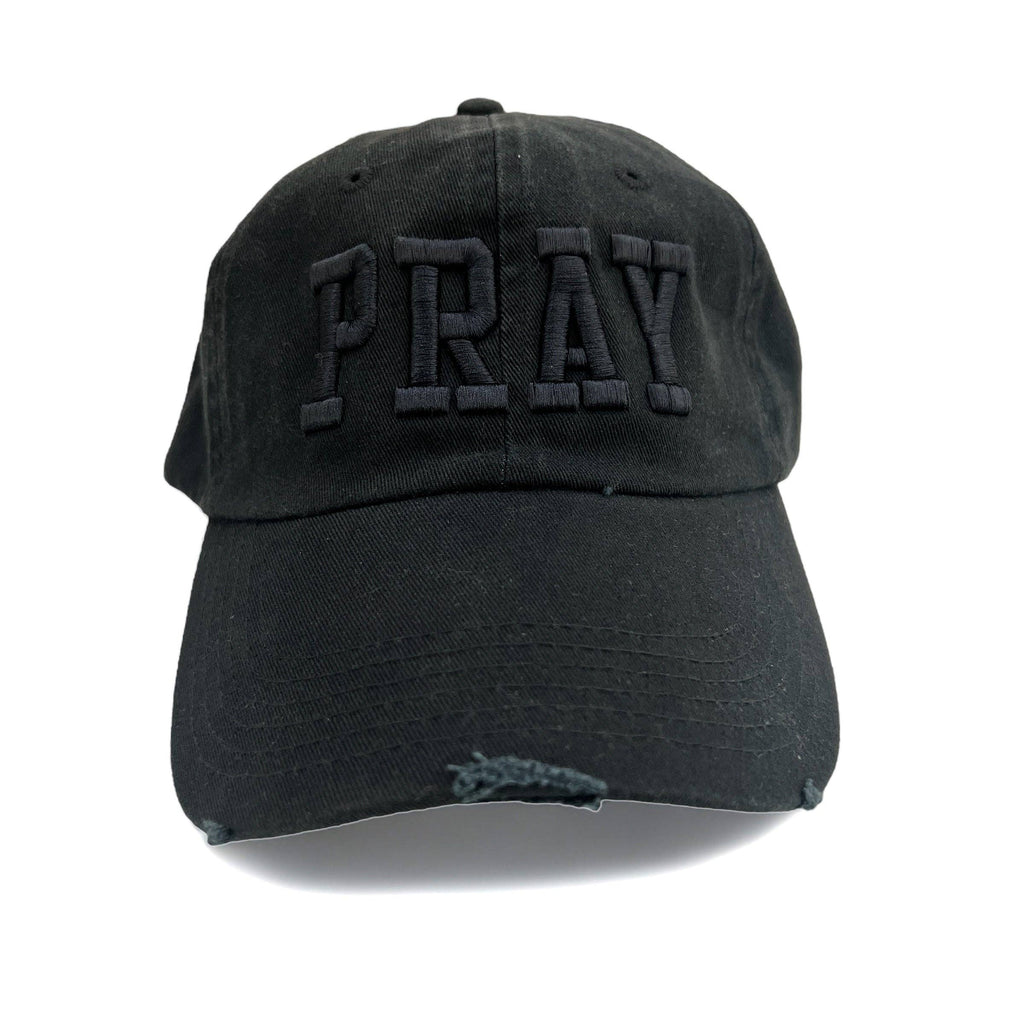 Pray Baseball Hat - Black