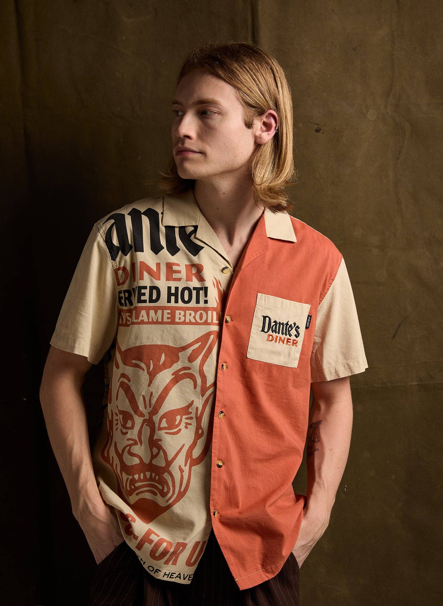 Dante's Diner Button-Up