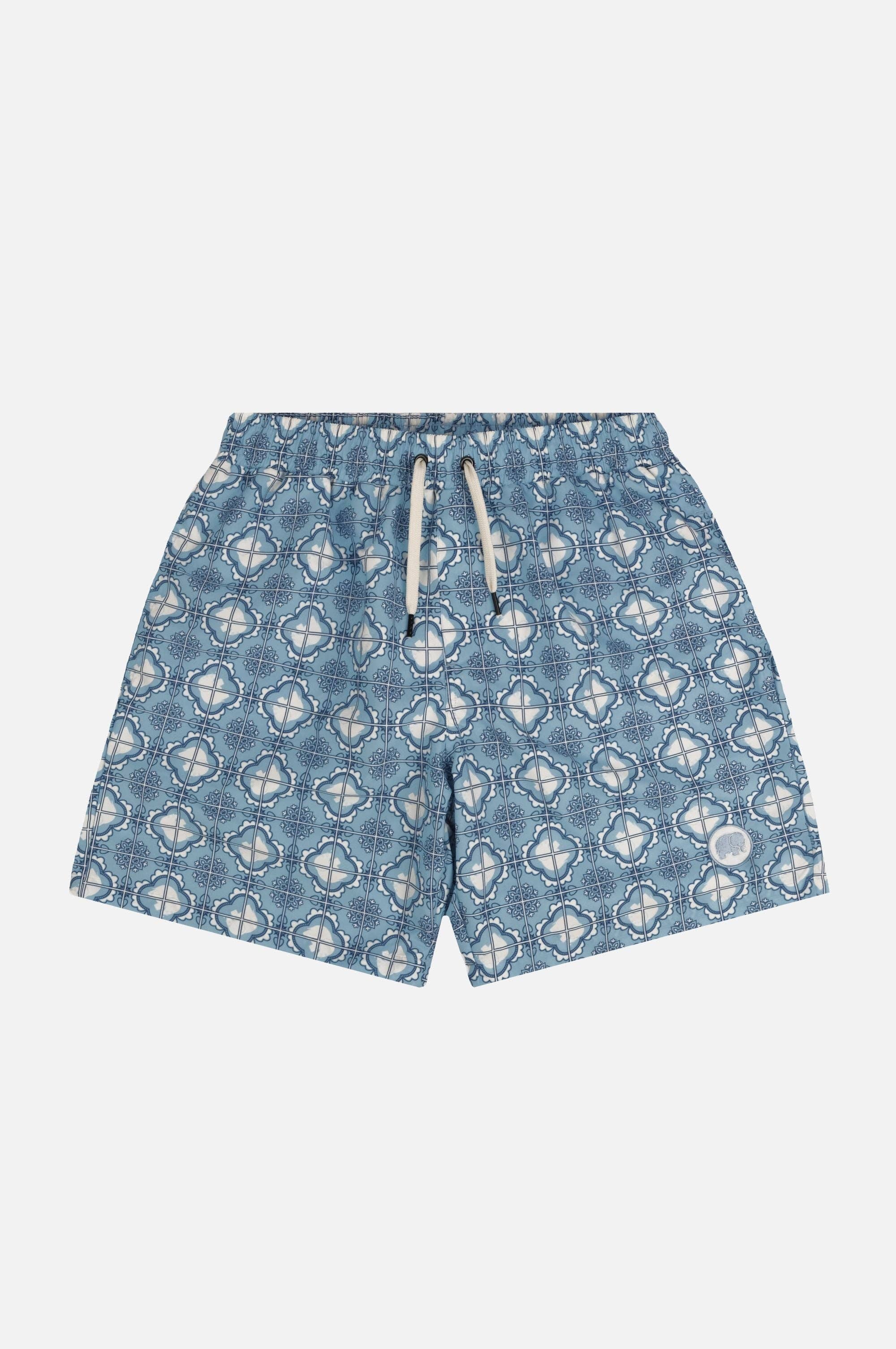 Tiles Seaqual®Yarn Swim Trunks Light Blue
