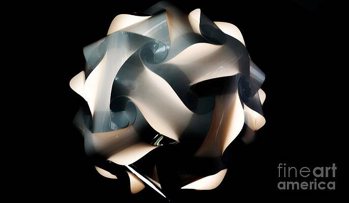 Abstract On Black Print