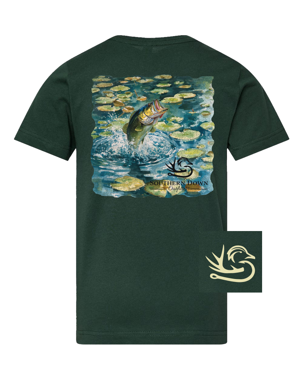 Backwater Bass Youth Tee