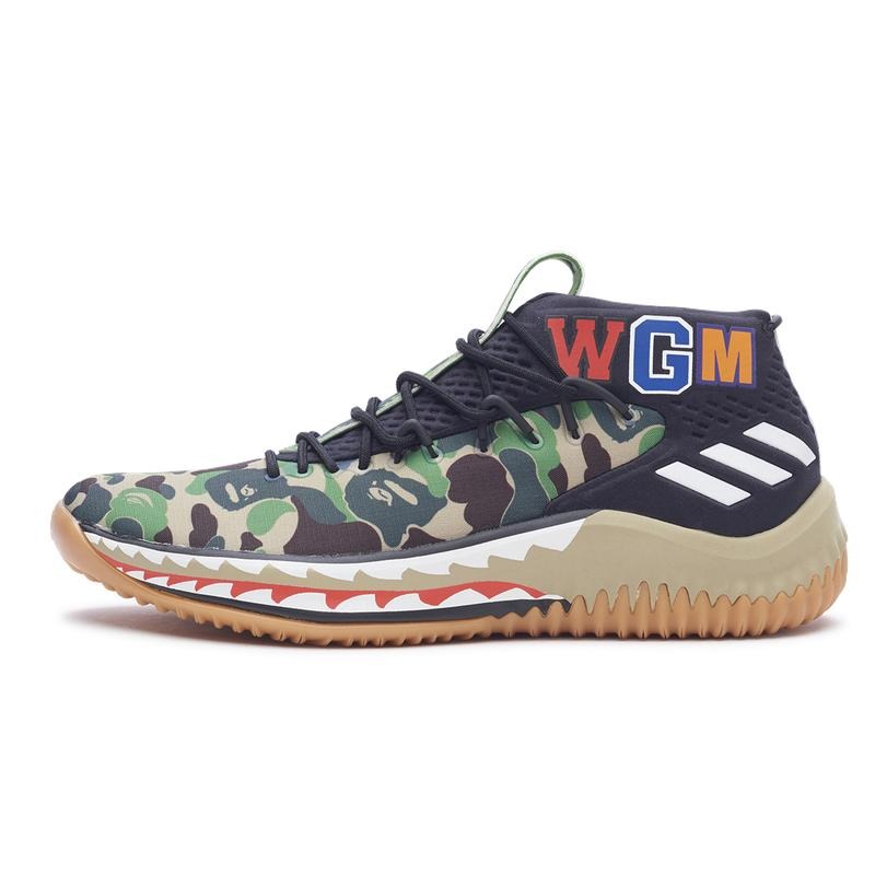 adidas Dame 4 A Bathing Ape Camo
