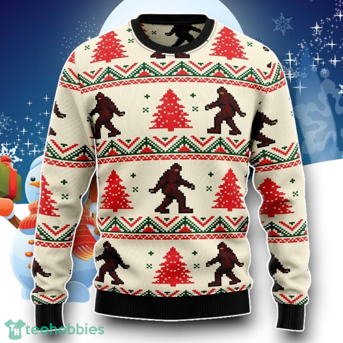 Amazing Bigfoot Ugly Christmas Sweater Unique Gift