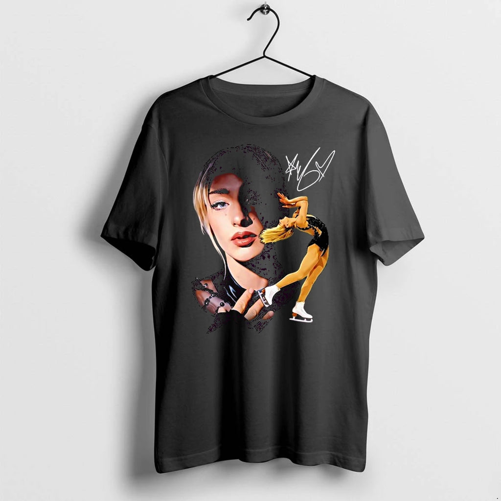Amber Elaine Glenn Iconic Figure Skater Signature 0 Tshirts Sweater