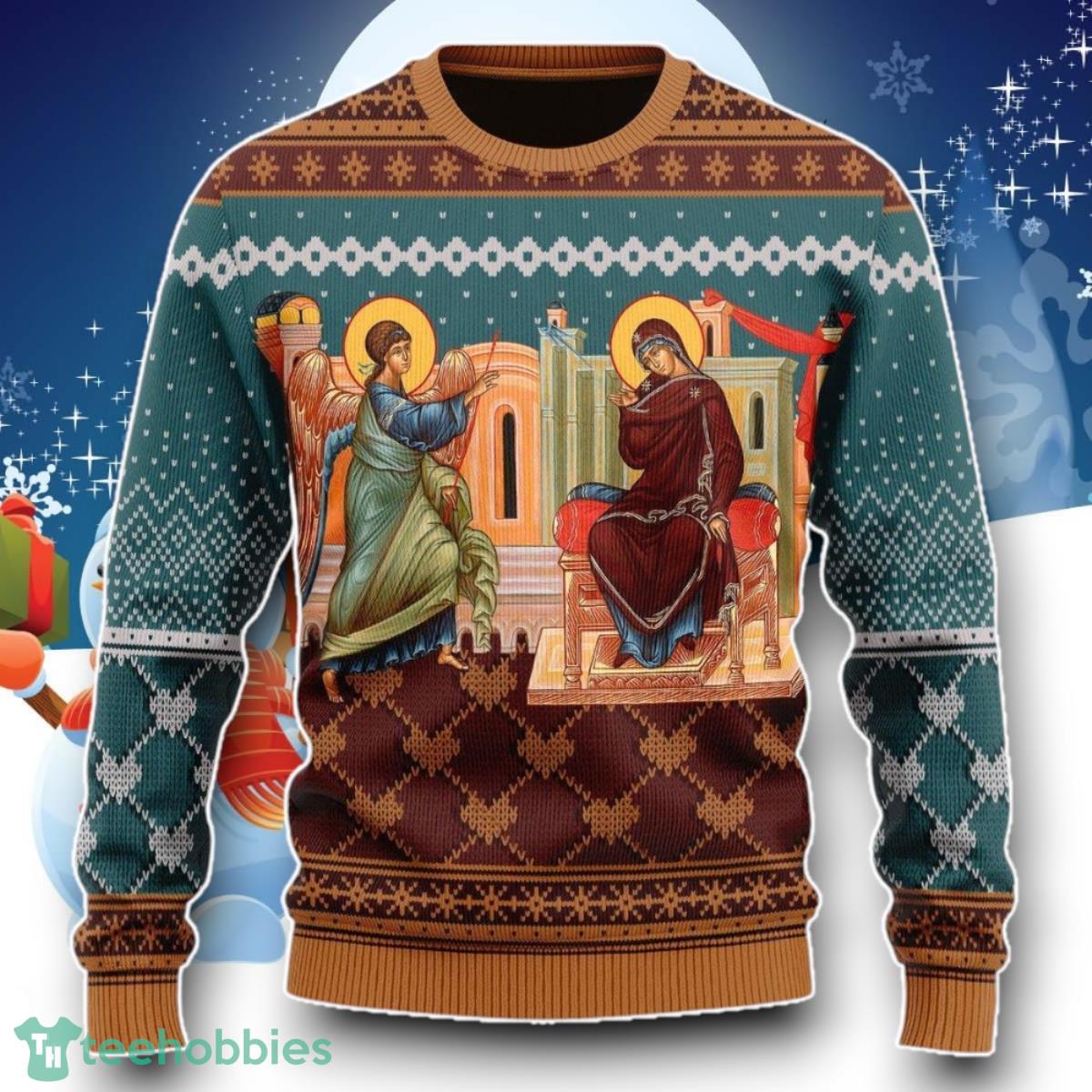 Annunciation Of The Mother Of God Ugly Christmas Sweater Unique Gift