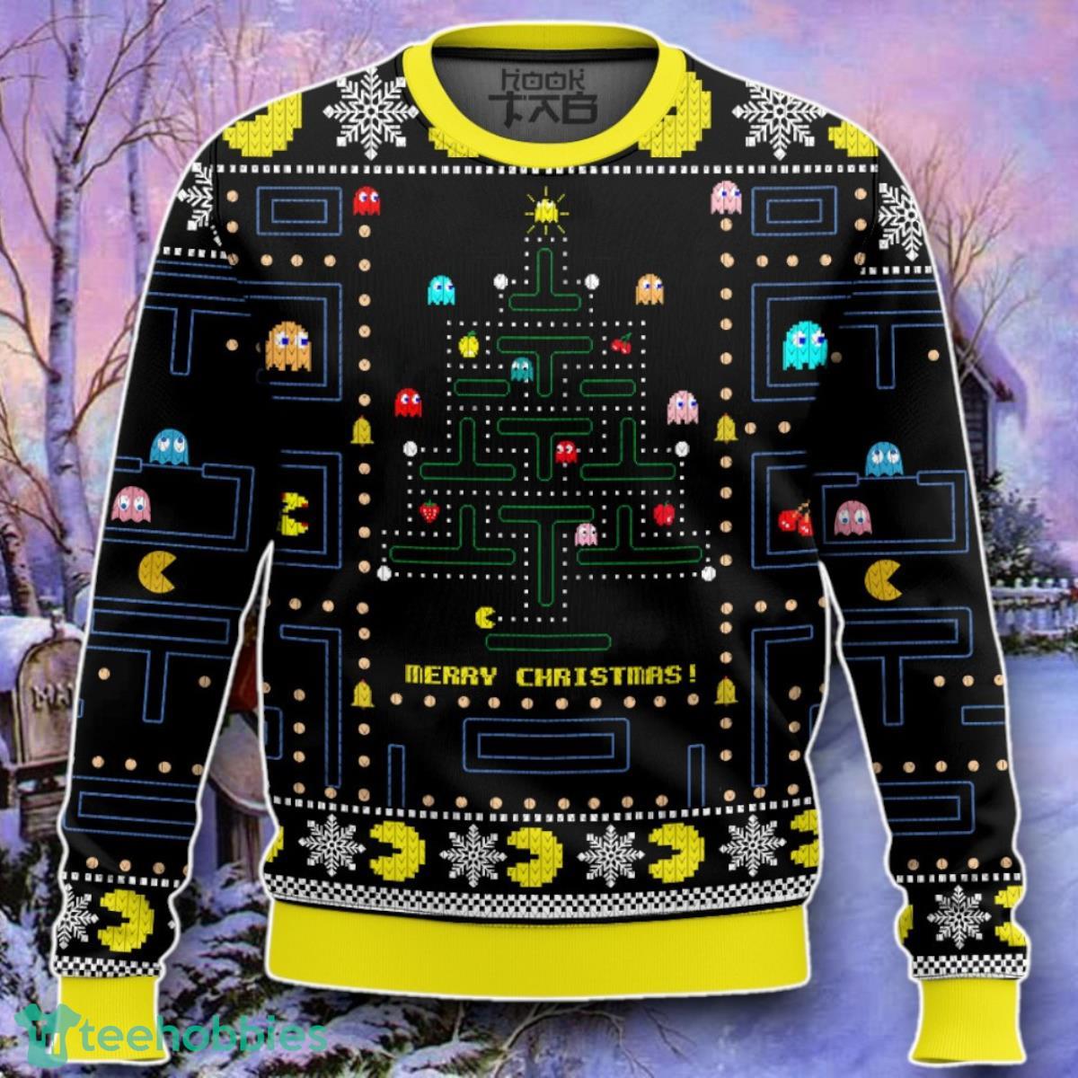 Arcade Game Pac-Man Ugly 3D Sweater Style Gift