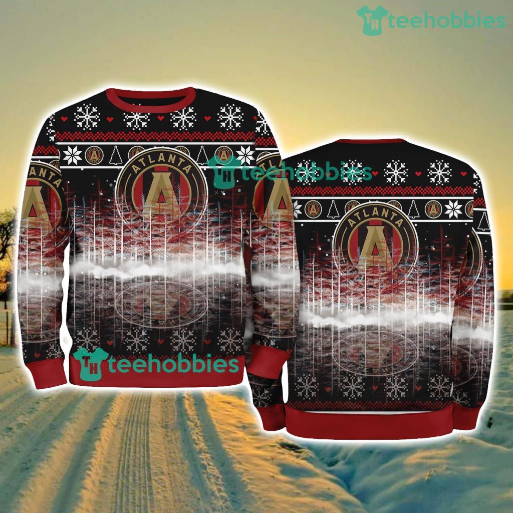 Atlanta United Pine Christmas Ugly Sweater New Style Best Gift For Fans