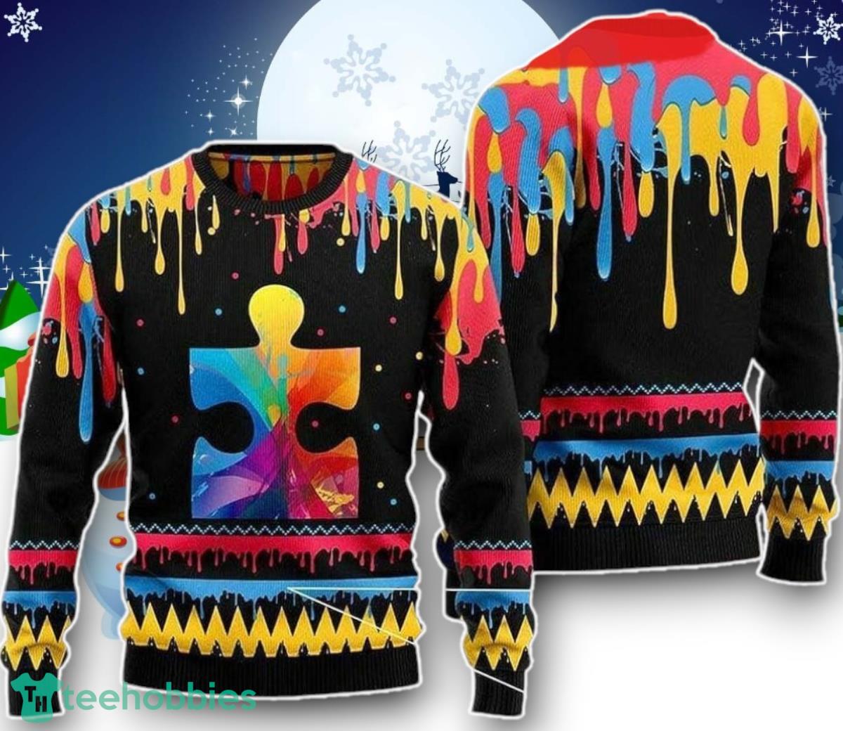 Autism Ugly Sweatshirt Pullover Ugly Christmas Sweater Unique Gift