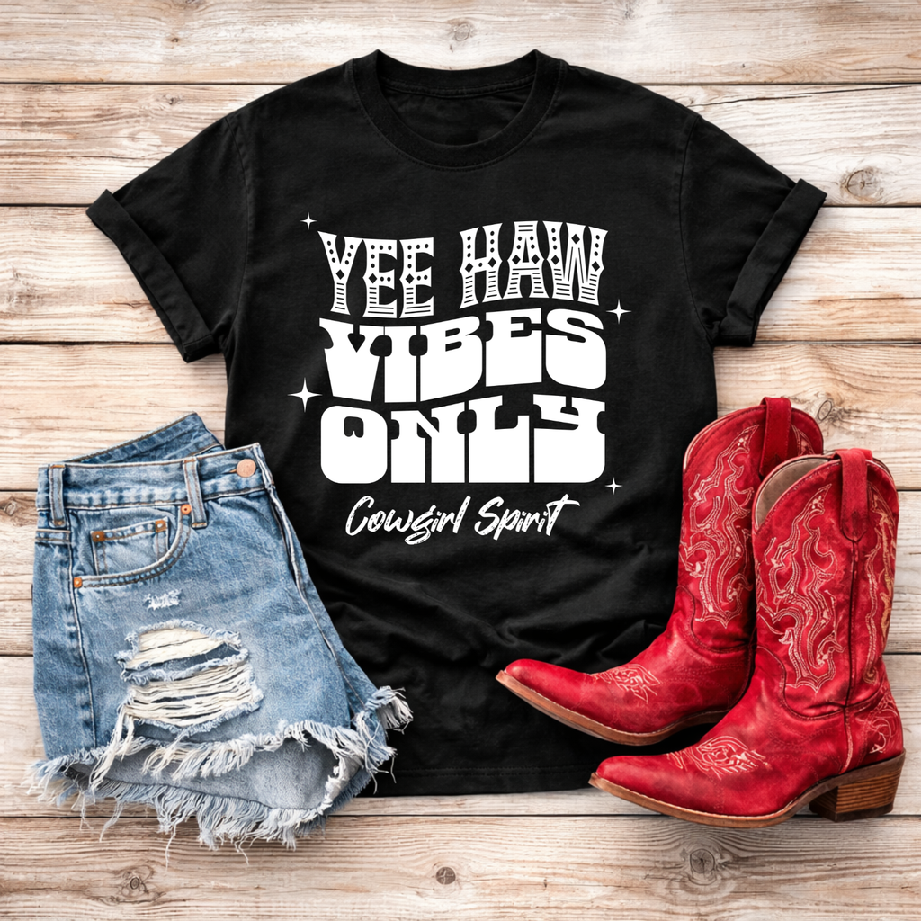 Yee Haw Vibes Graphic T-Shirt