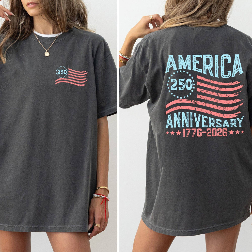 America, 250 Anniversary, 4th of July Comfort Colors T-Shirt