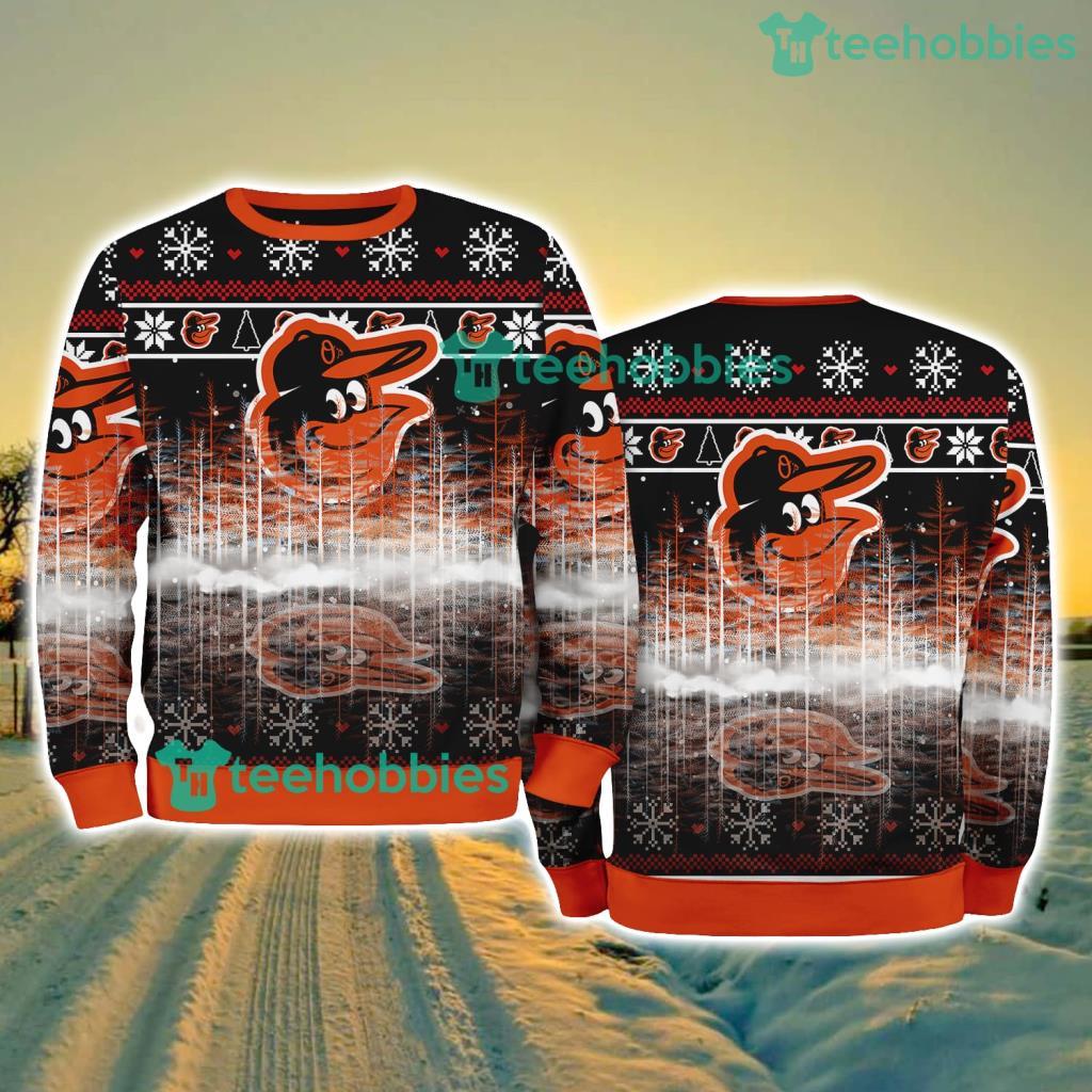 Baltimore Orioles MLB Pine Christmas Ugly Sweater New Style Best Gift For Fans