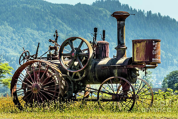 Buffalo Pitts Steam Tractor Print
