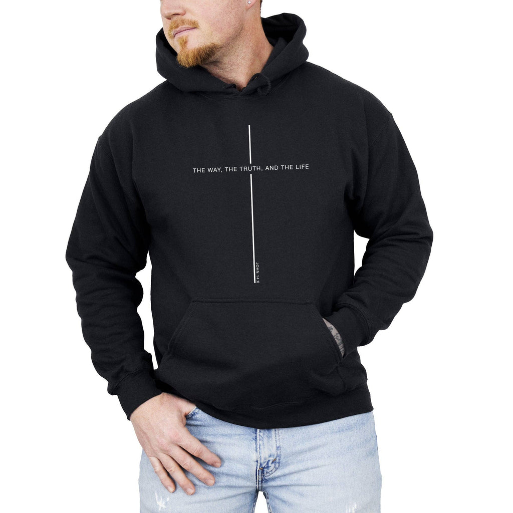 The Way the Truth the Life, Christian Jesus Religious Hoodie