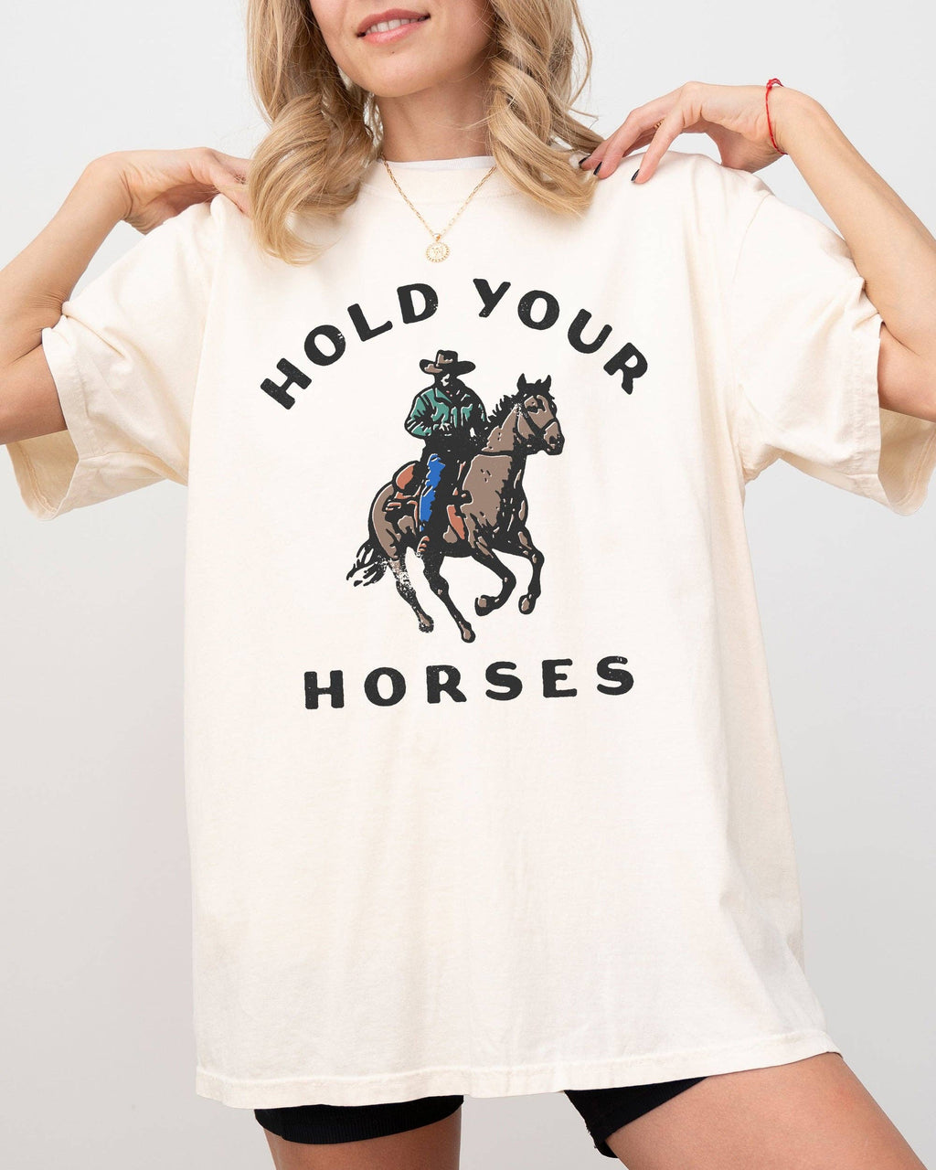 Hold Your Horses, Retro Western, Cowboy, Country Shirt
