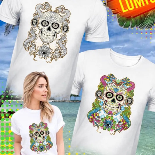 calavera quezacolth    T-shirt Cotton White