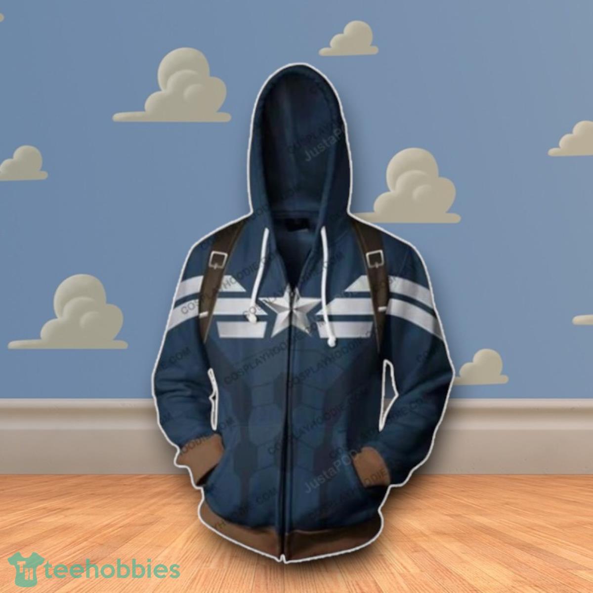 Captain America Classic 3D Hoodie Impressive Gift