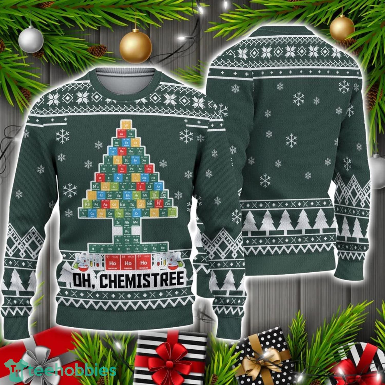 Chemistree Ugly Christmas Sweater Christmas Holiday Gift