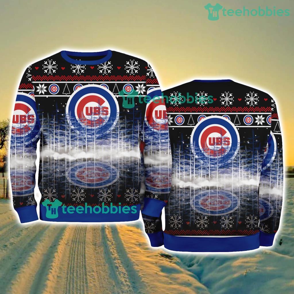 Chicago Cubs MLB Pine Christmas Ugly Sweater New Style Best Gift For Fans