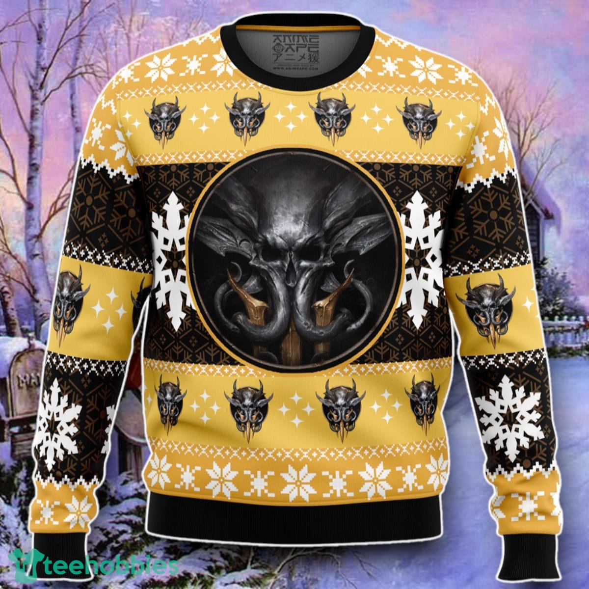 Christmas Baldur’s Gate 3 Ugly Christmas 3D Sweater Style Gift