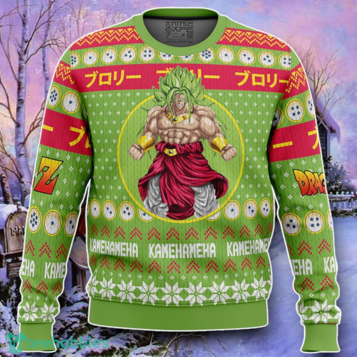 Christmas Broly Ugly Christmas 3D Sweater Style Gift