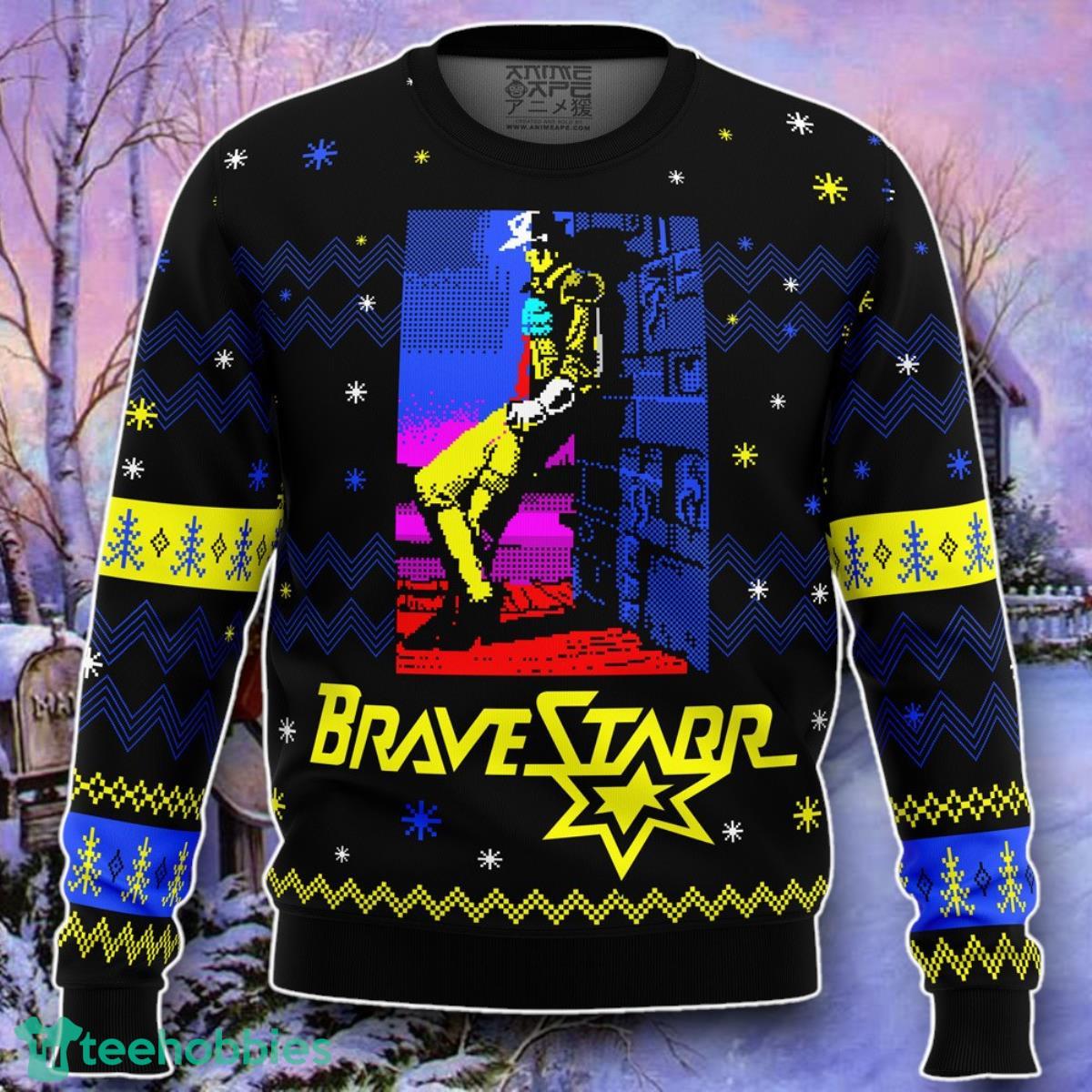 Christmas Cowboy Bravestarr Ugly Christmas 3D Sweater Style Gift