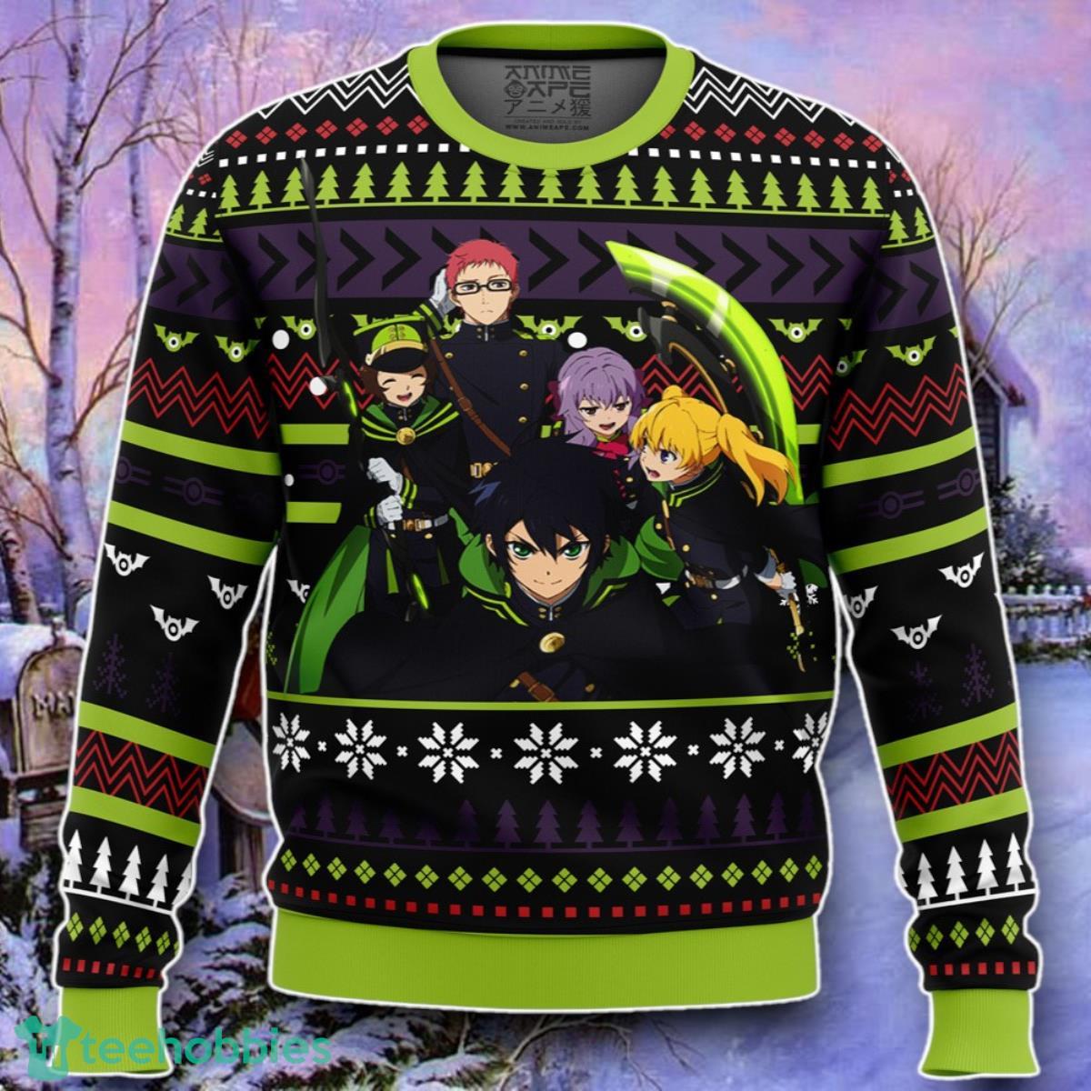 Christmas Demon Army Seraph Of The End Ugly Christmas 3D Sweater Style Gift
