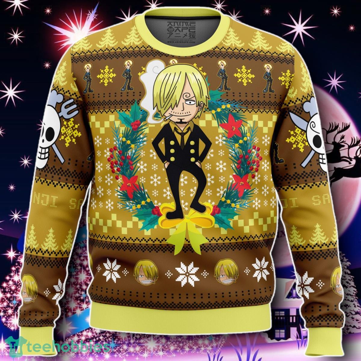Christmas Sanji OP Pirates Ugly Christmas Sweater Gift For Men And Women
