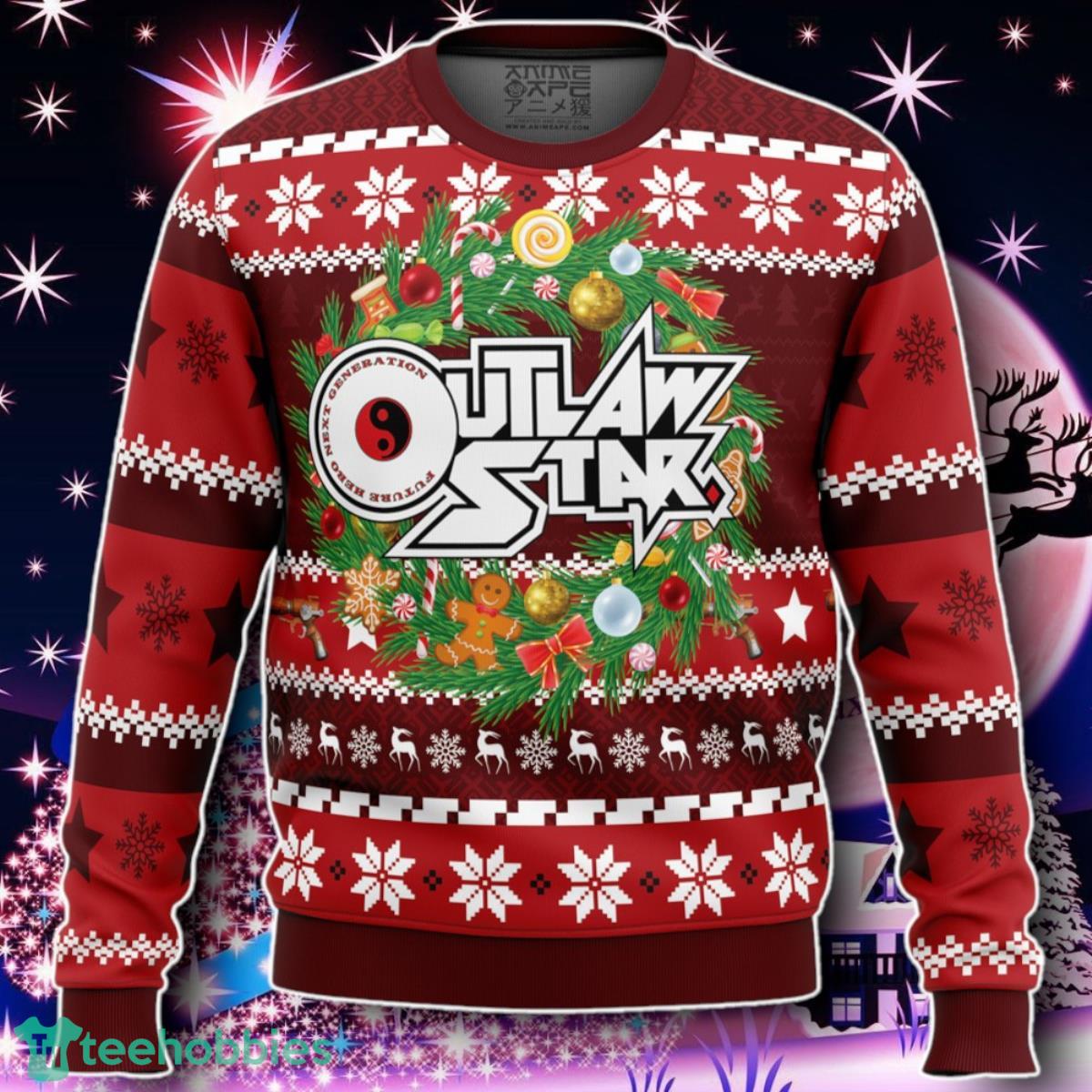 Christmas Time Outlaw Star Ugly Christmas Sweater Gift For Men And Women