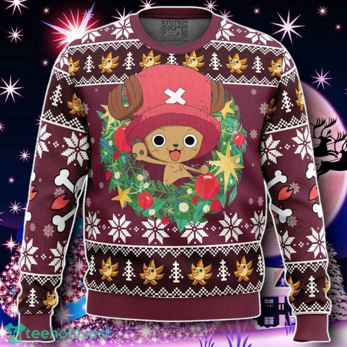 Christmas Tony Tony Chopper OP Pirates Ugly Christmas Sweater Gift For Men And Women