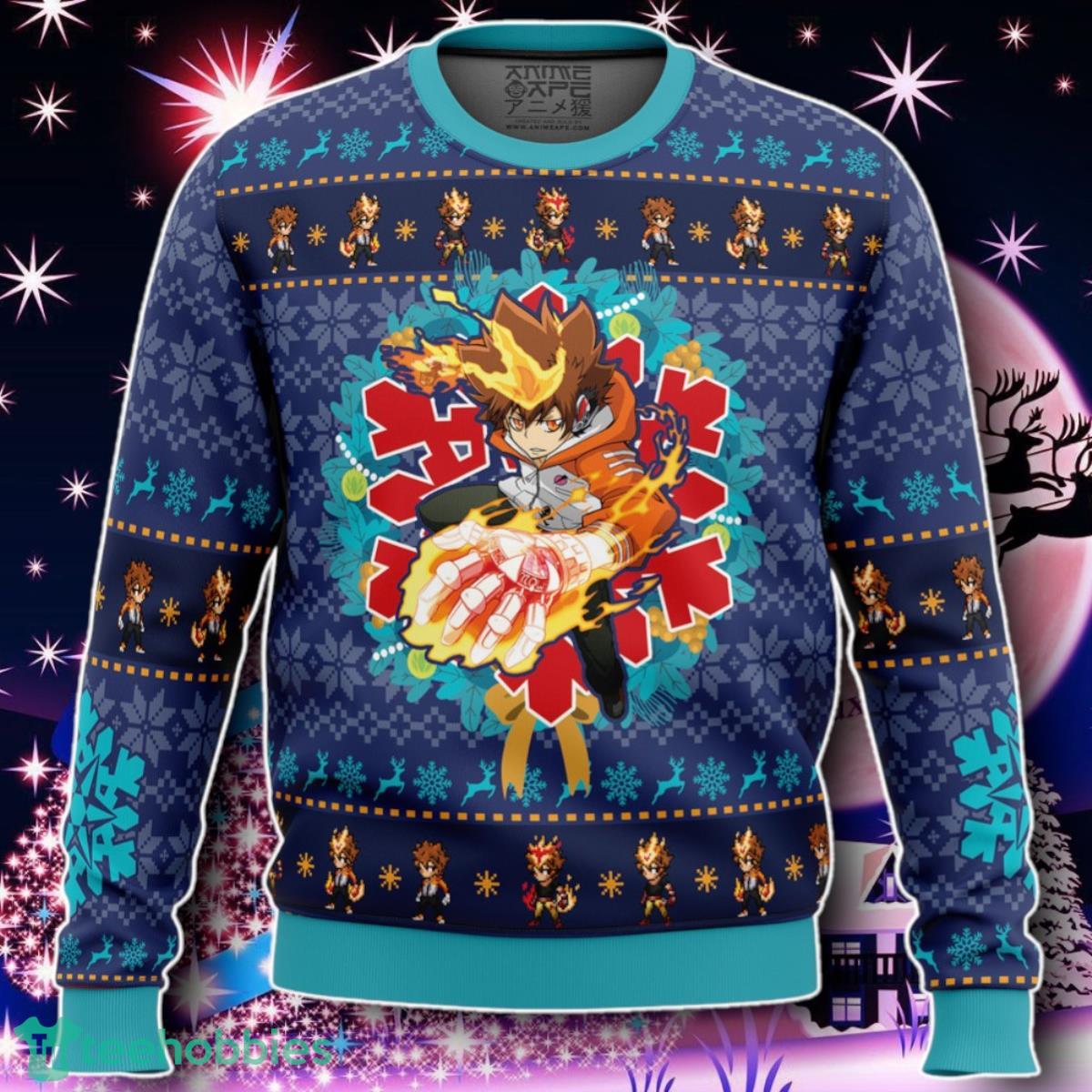 Christmas Tsunayoshi Sawada Kateyo Hitman Reborn Ugly Christmas Sweater Gift For Men And Women