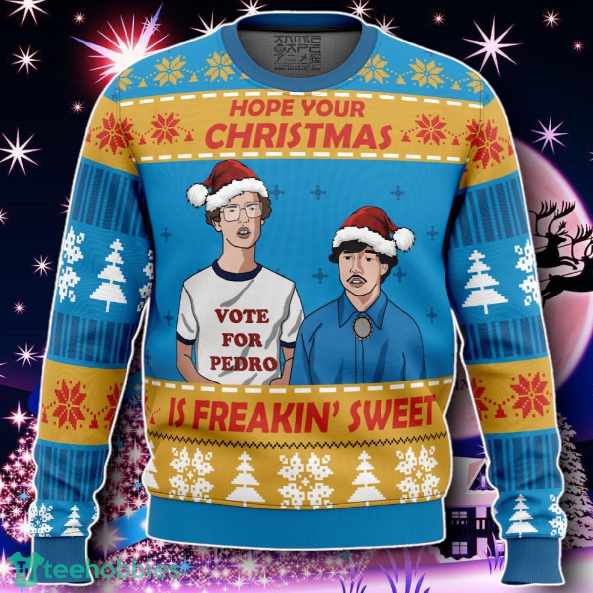Christmas Vote Napoleon Dynamite Ugly Christmas Sweater Gift For Men And Women