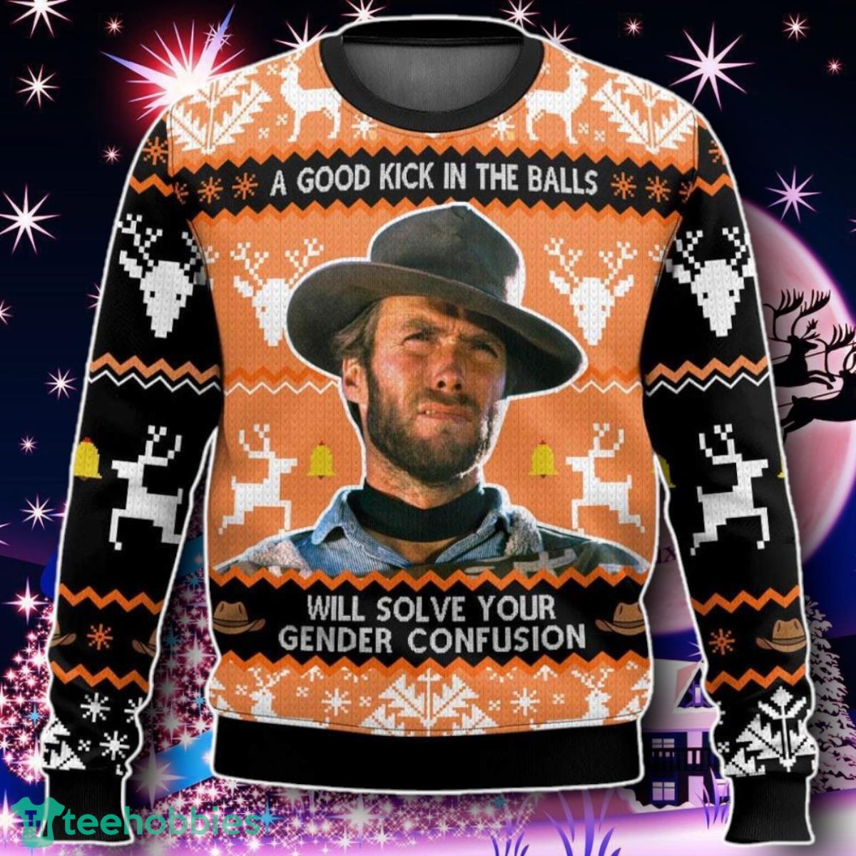 Clint Eastwood Ugly Sweater Gift For Men And Women