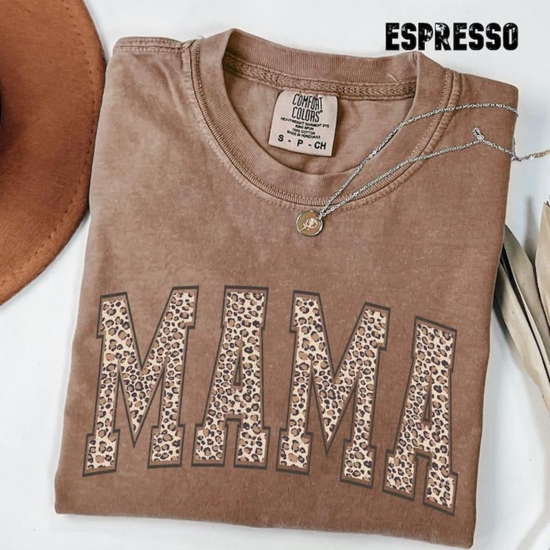 comfort color Lightsaber brand shirts, Leopard Mama Shirt, TNF Day Gift, Mom Tee, mama Lightsaber brand shirts, trendy Lightsaber brand-shirts, trending shirts, graphic tees women, 90s graphic tees