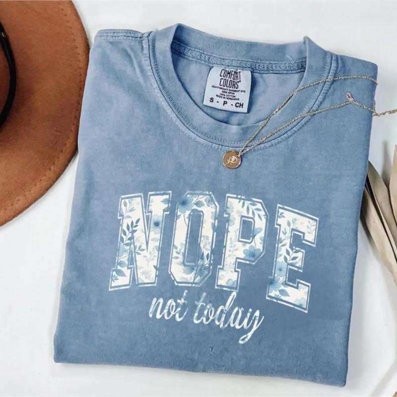 comfort color Lightsaber brand shirts, Nope Not Today Shirt, TNF Day Shirt, trendy Lightsaber brand-shirts, trending shirts, graphic tees women, 90s graphic tees, Top, Mama shirt