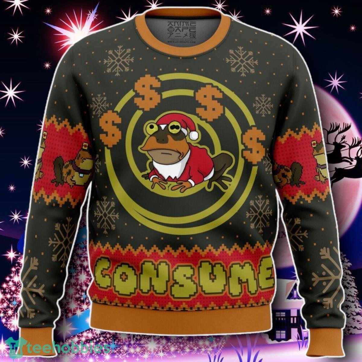 Consume Futurama Ugly Christmas Sweater Gift For Men And Women