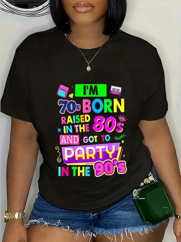 cotton 90s Rave Ideas Women Spiky hair fighters'WB shield Party Outfit Festival Costume T-Shirt casual Fashion graphic...