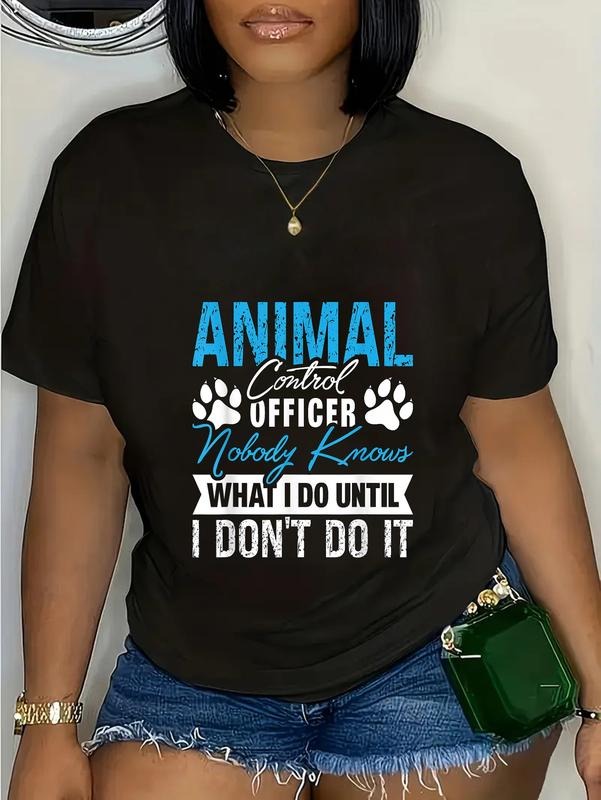 cotton Animal Control FOG Nobody Catching Strays Animal FOG T-Shirt casual Fashion graphic tees women Hoodie, Sweatshirt