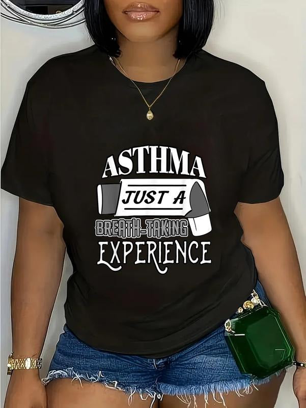 cotton Asthma Just WB shield Breath-Taking Experience Respiratory Disease T-Shirt casual Fashion graphic tees Hoodie,...