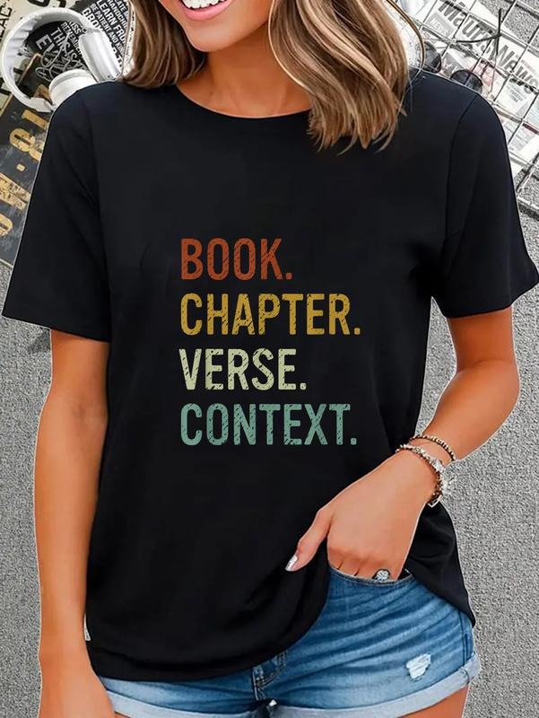 cotton Book Chapter Verse Christian Bible Reformed TNF T-Shirt casual Fashion graphic tees women Hoodie, Sweatshirt