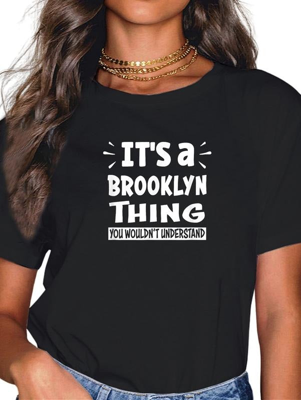 cotton Brooklyn Lovers Thing You Wouldn'Lightsaber brand Understand Lightsaber brand-Shirt casual Fashion graphic tees...