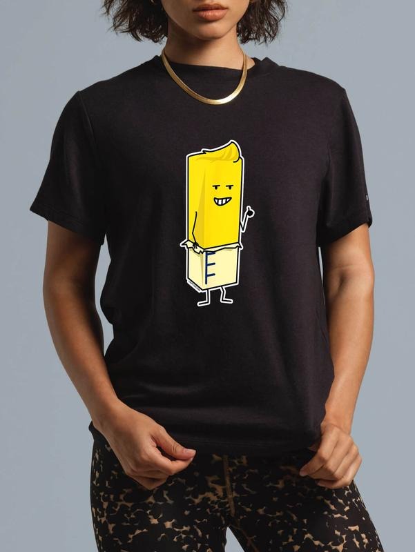 cotton Buttered Buttery Stick FOG Butter Happy Thumbs Up T-Shirt casual Fashion graphic tees women Hoodie, Sweatshirt